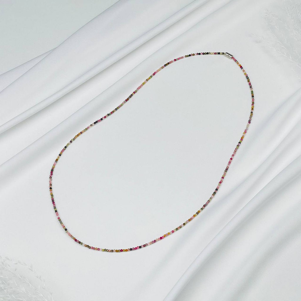 Украшение- трансформер (колье/браслет) из Турмалина микс от 16 см - Радуга самоцветов фото 3