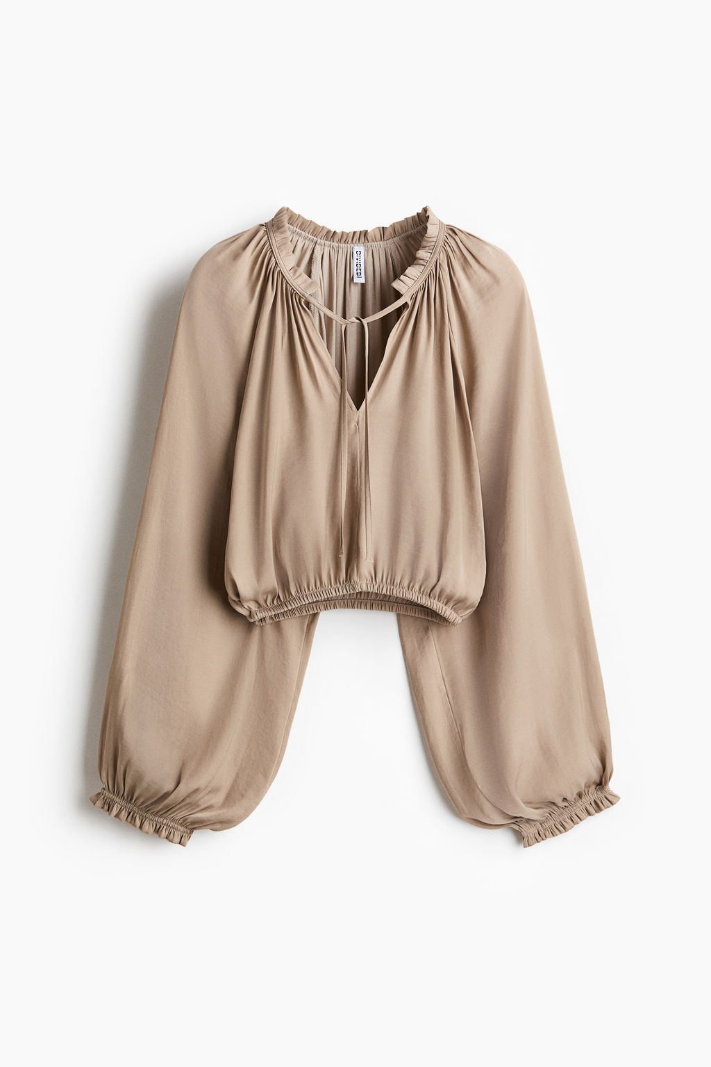 Blusa con mangas globo - H&m фото 3