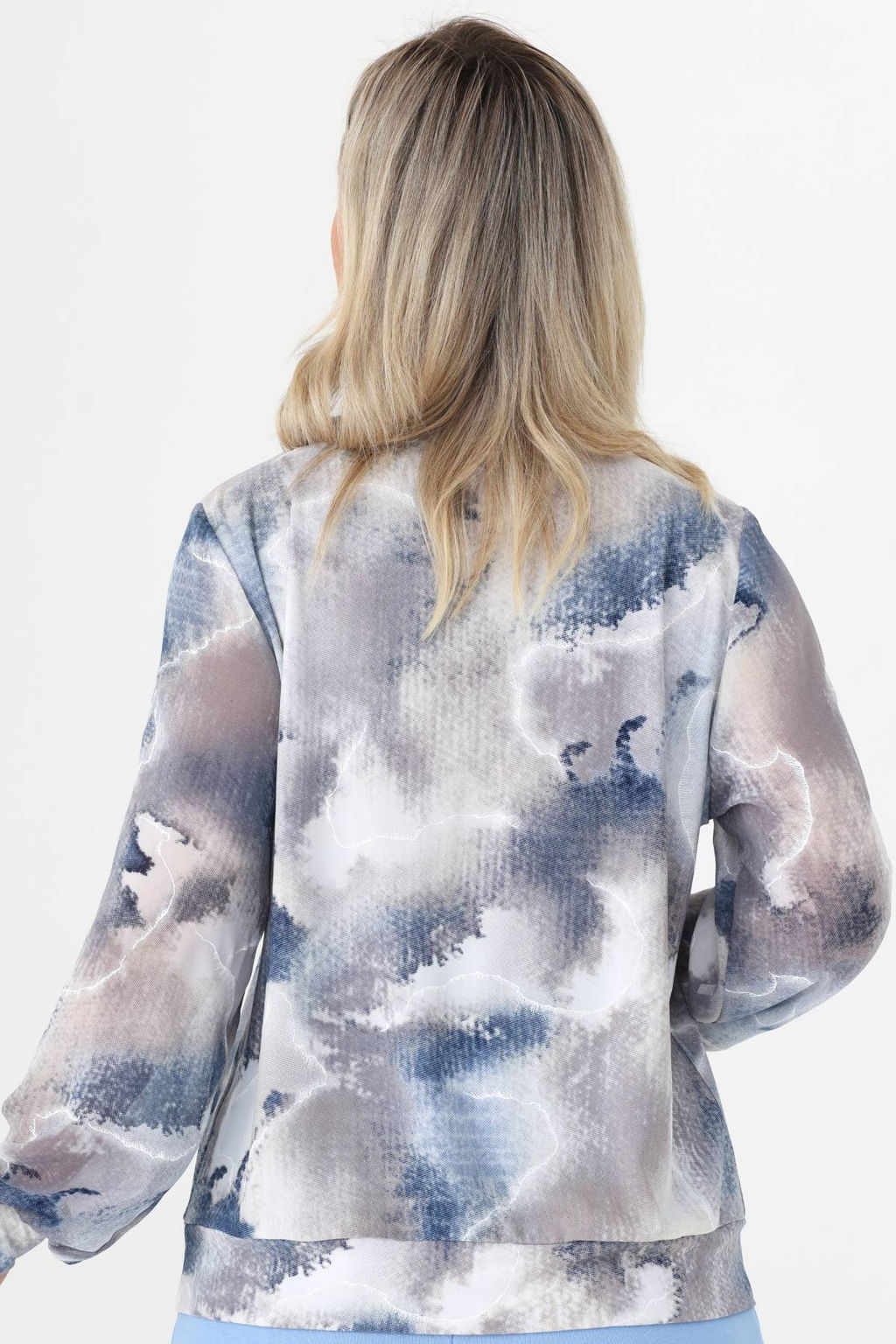 Блузка женская 7037/09/Голубой - Rise фото 3