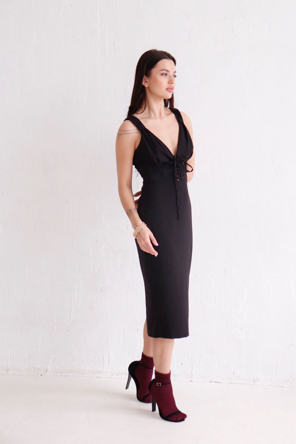 Платье вечернее чёрное - Martichelli фото 16