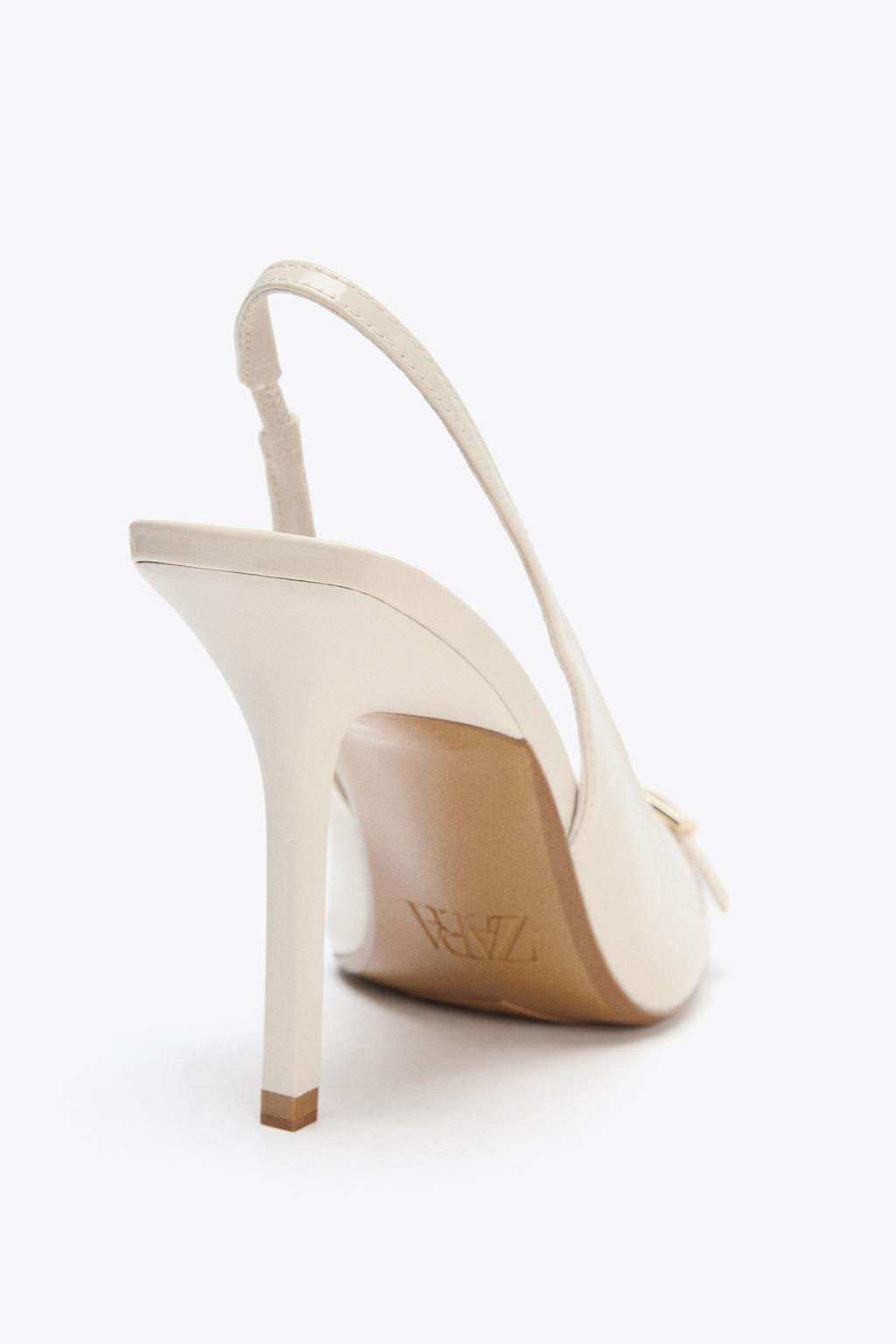 HEELED BUCKLE SANDALS - Zara фото 4