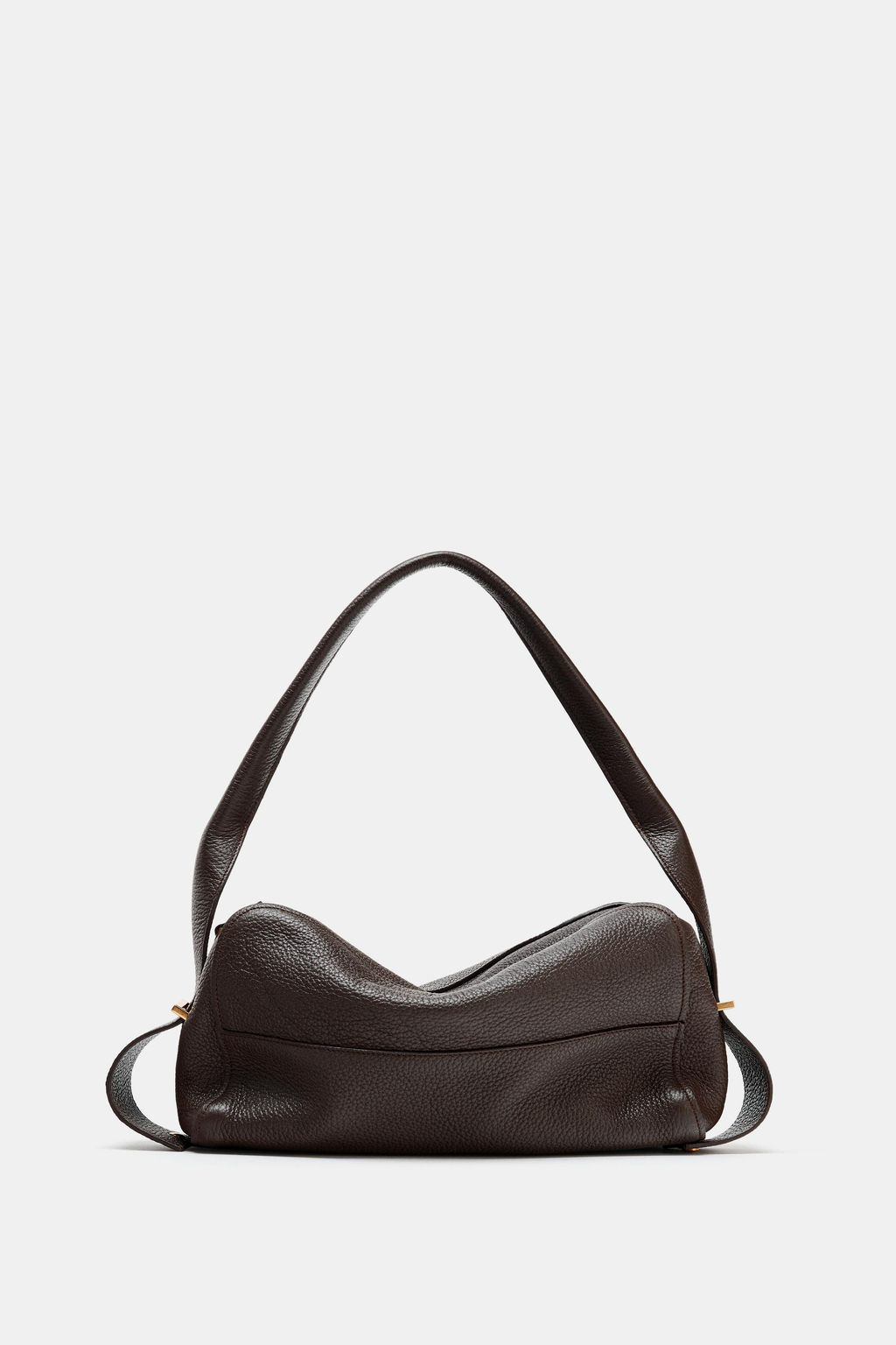 LEATHER SHOULDER BAG - Zara фото 4