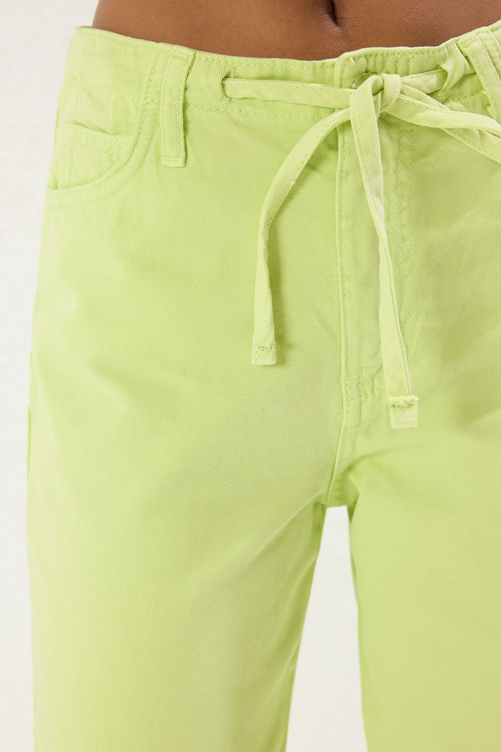 Yesil Baglama Detayl? Normal Bel Wide Leg Jeans TWOSS25JE00267 - Trendyolmilla фото 4