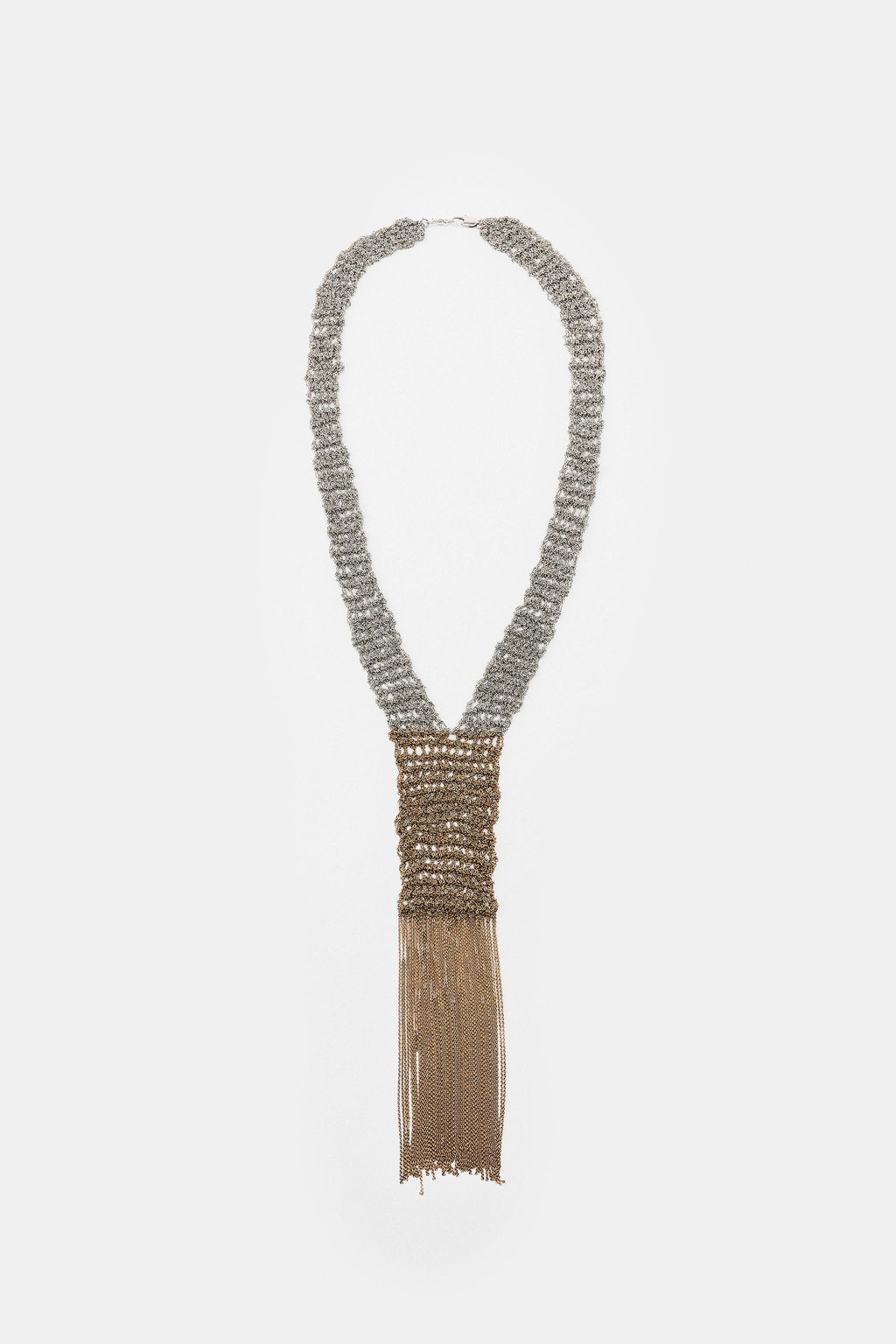 CONTRAST FRINGED NECKLACE - Zara фото 2