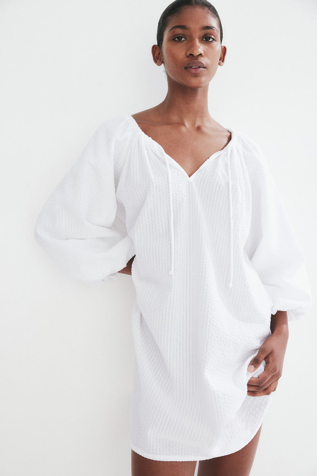 Vestido de sirsaca - H&m фото 3