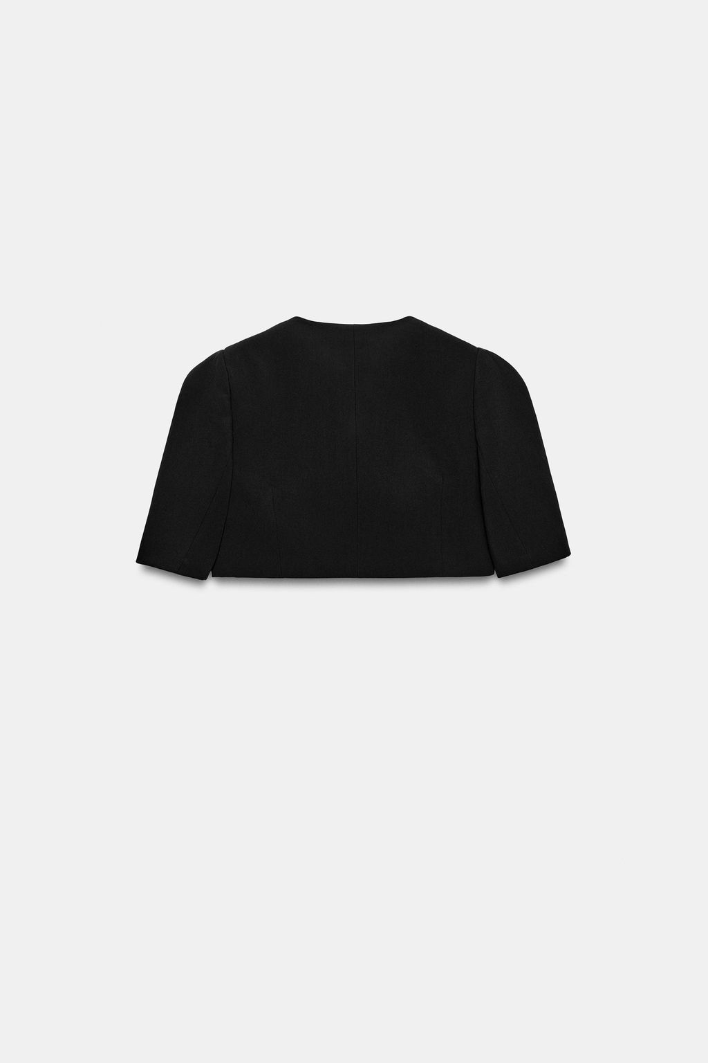 BLAZER CROPPED ZW COLLECTION / Negro - Zara фото 7