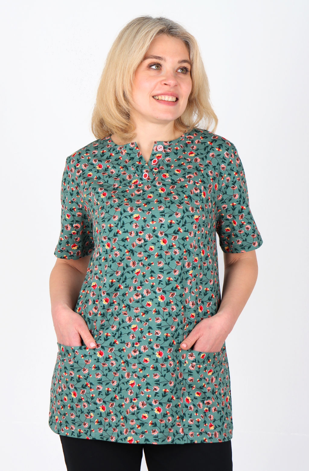 Футболка Кира Ф-105 (46-64) кулирка - Лотос фото 11