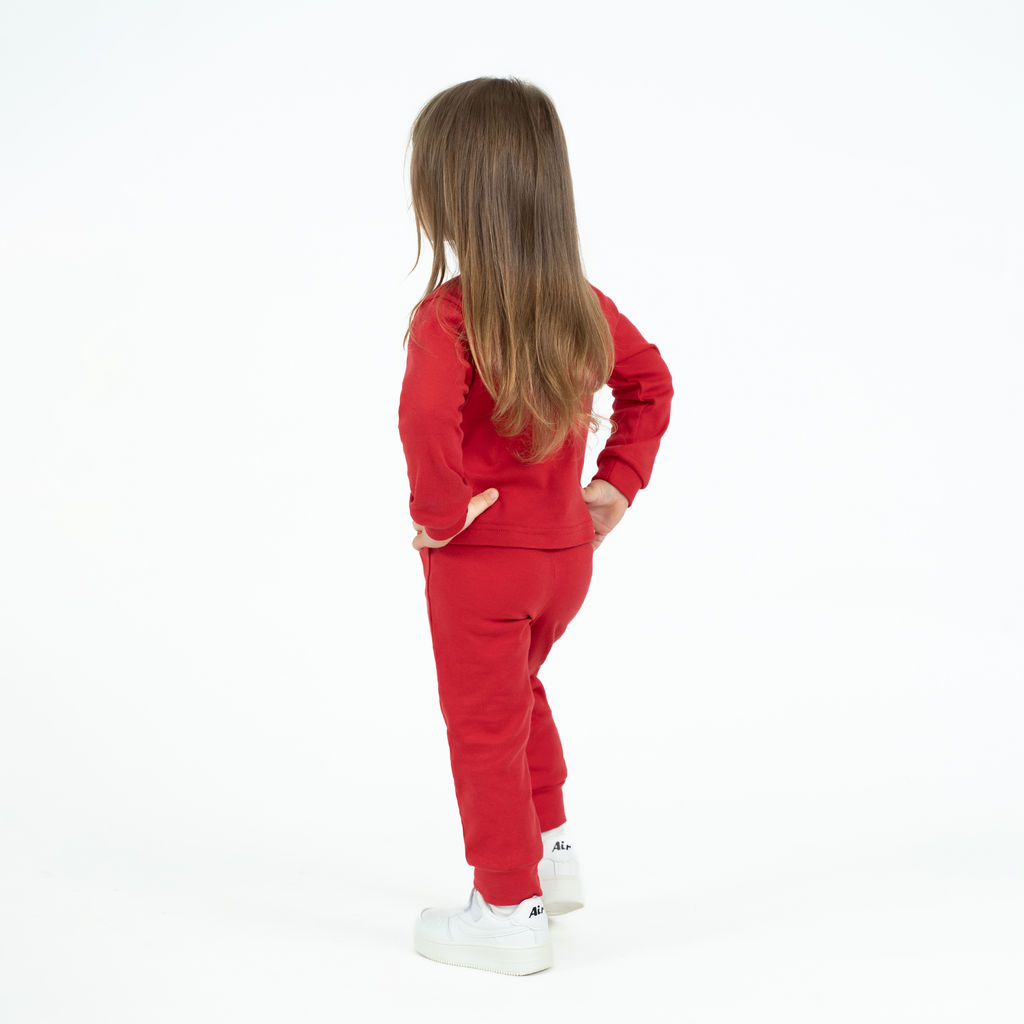 Комплект ясельный красный мишка КМ-1413 (74, 48)