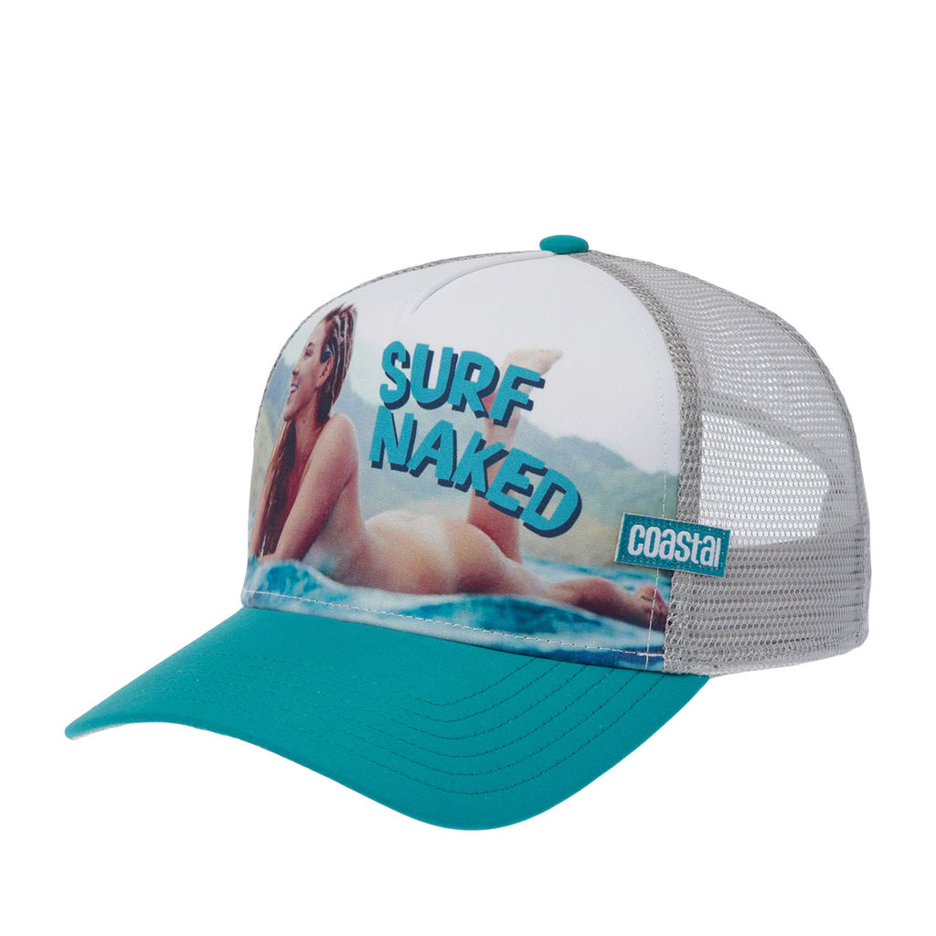 Бейсболка COASTAL арт. HFT Surf Naked II (бирюзовый / светло-серый)