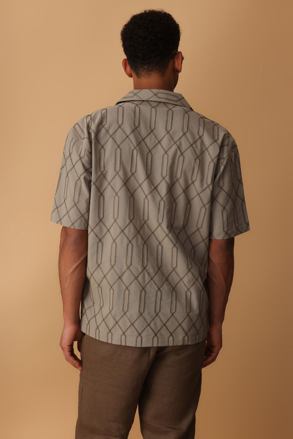 TRENDYOL MAN Haki Oversize Gomlek TMNSS25GO00050 - Trendyolmilla фото 5