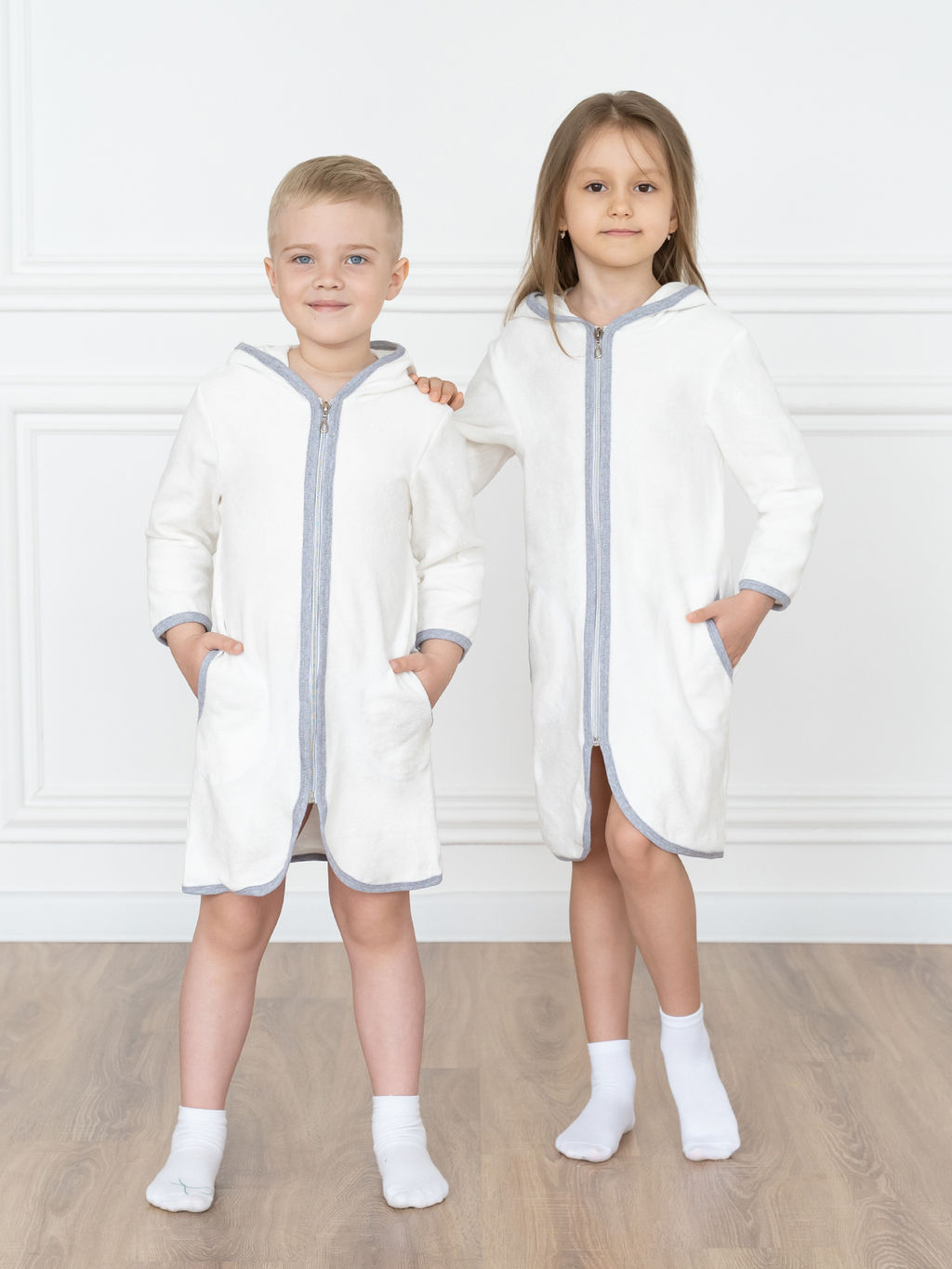 Халат детский желтый - Утенок фото 5