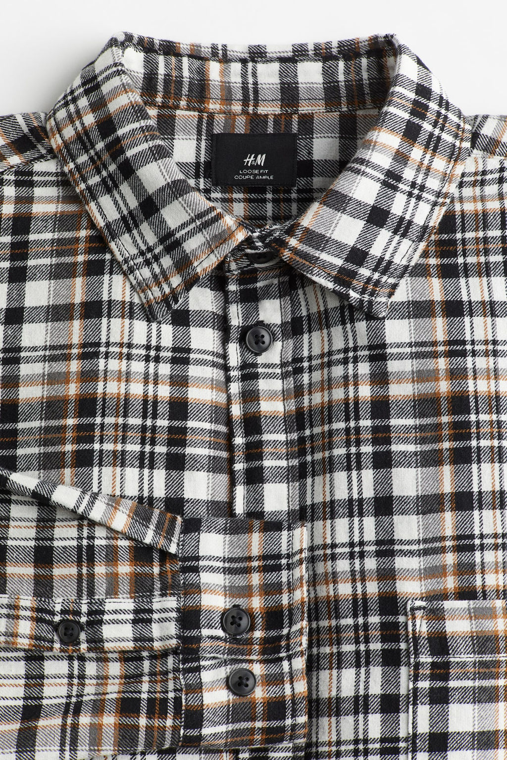Camisa de franela Loose Fit - H&m фото 7