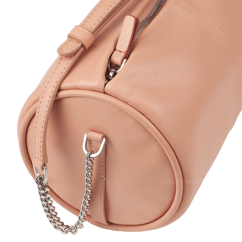 Итальянская кожаная сумка DuDu Bags серии Abigail | пудровый - Dudubags фото 8