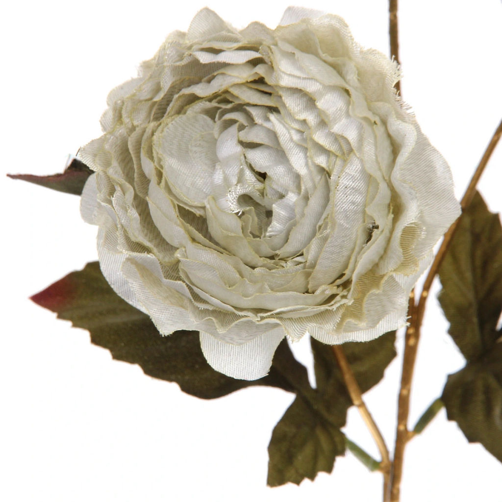 Искусственные цветы "FLOWERS GLAMOUR" 63см Пионы 3 цветка белые