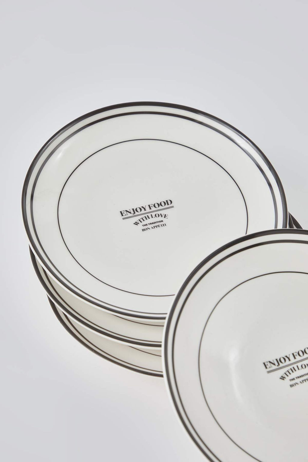 4lu Minimal Desenli Porselen Pasta Tabag? 21cm TPHAW26TBK00018 - Trendyolmilla фото 4