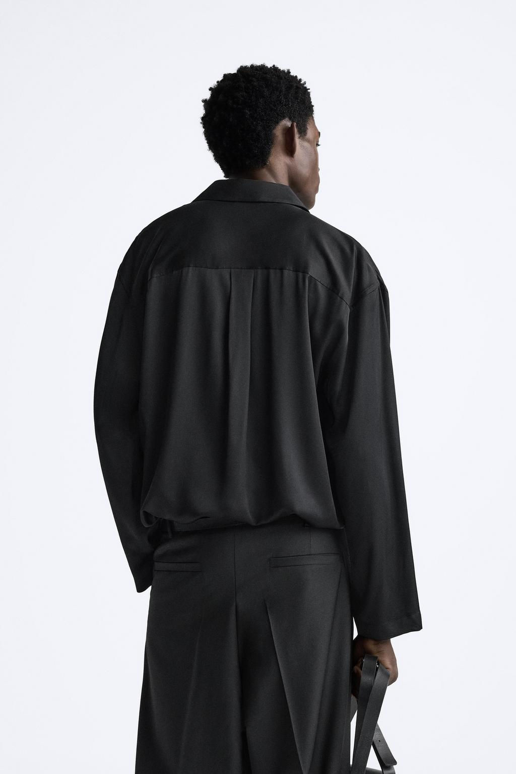 SATIN POLO SHIRT - Zara фото 3