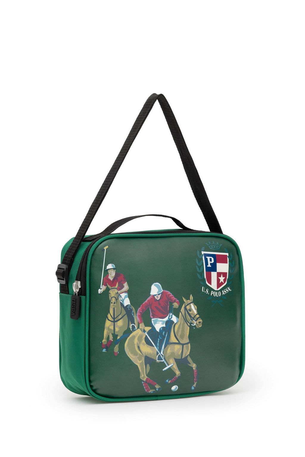 Зеленая школьная сумка для мальчика - U.s. polo assn фото 3