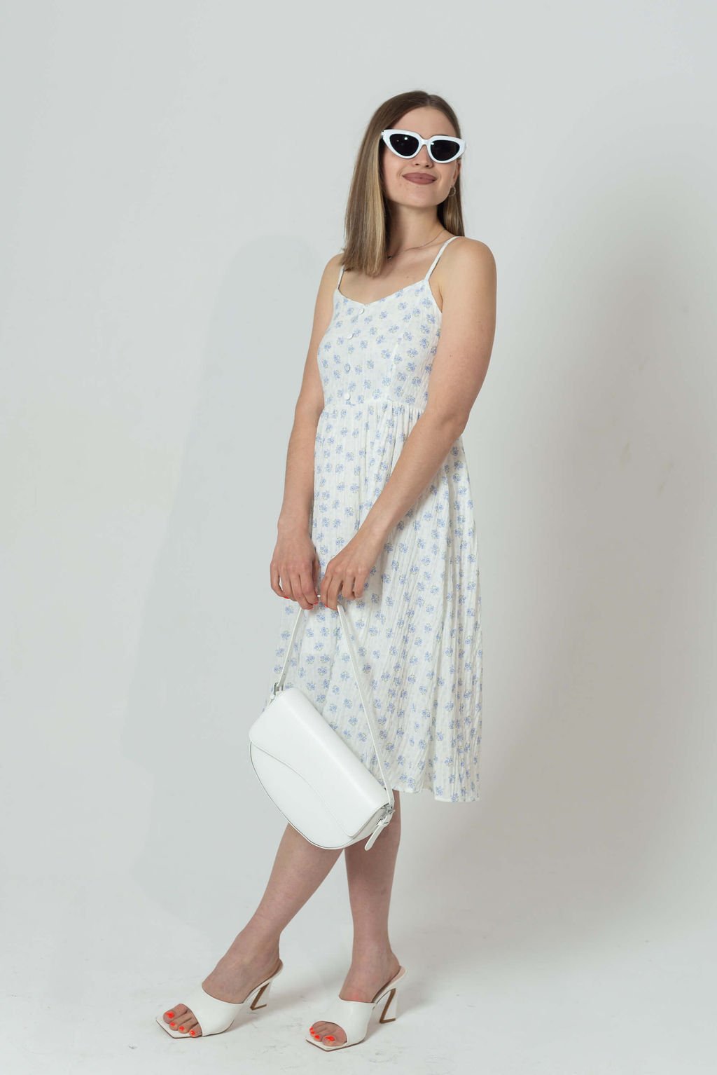 Сарафан Роксана (голубой) - Nadi bordo фото 5