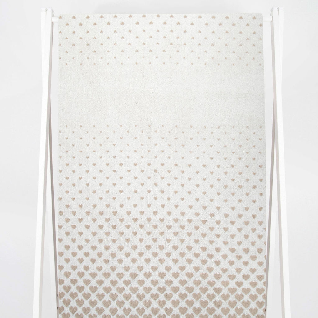 Полотенце махровое 6с102.511ж2 Градиент сердца(лен3) 67х150см