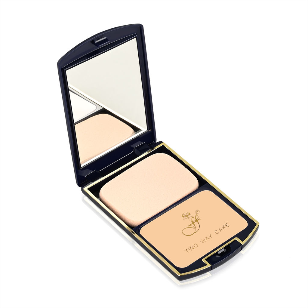 FFleur Пудра ТК 12 компактная 2в1 тон 06 TWO WAY CAKE