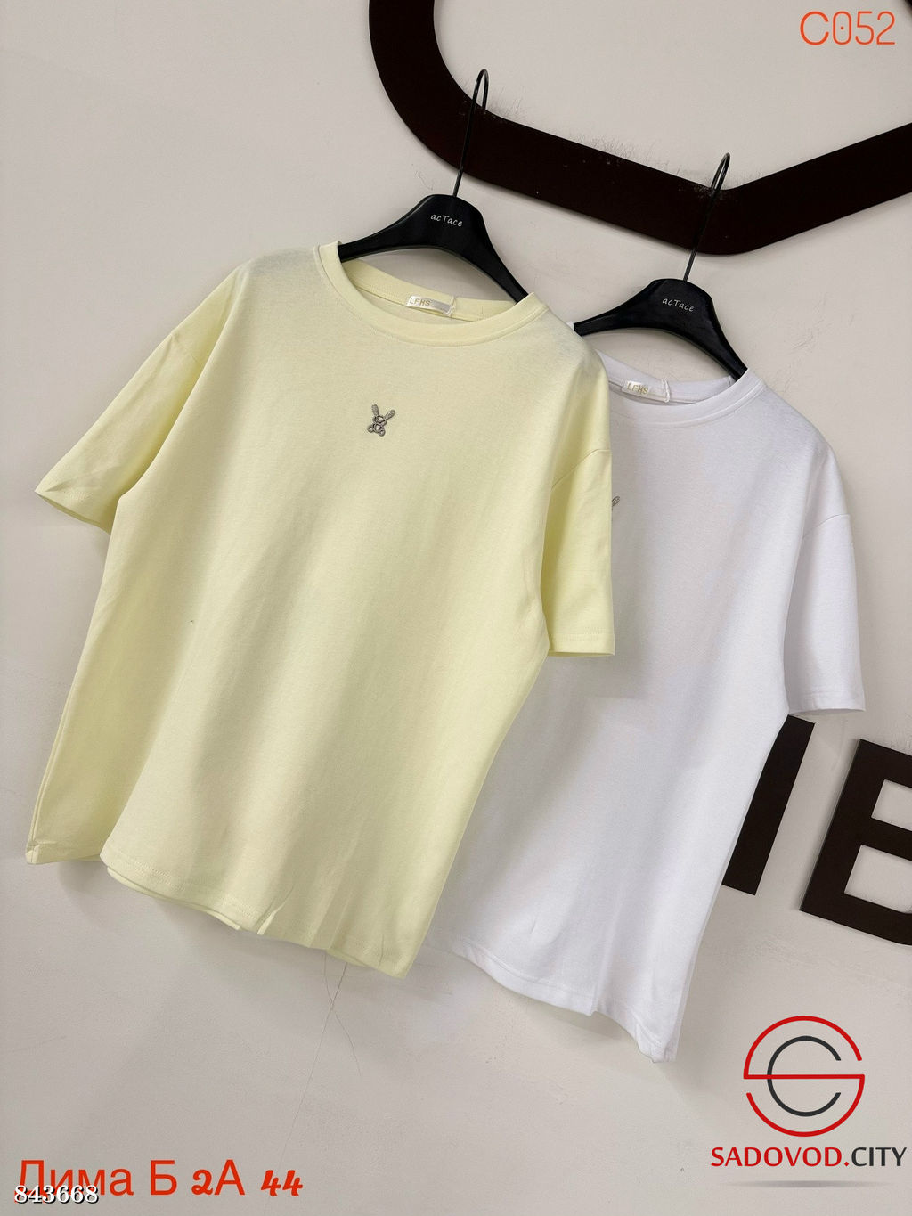 Футболка женская из хлопка