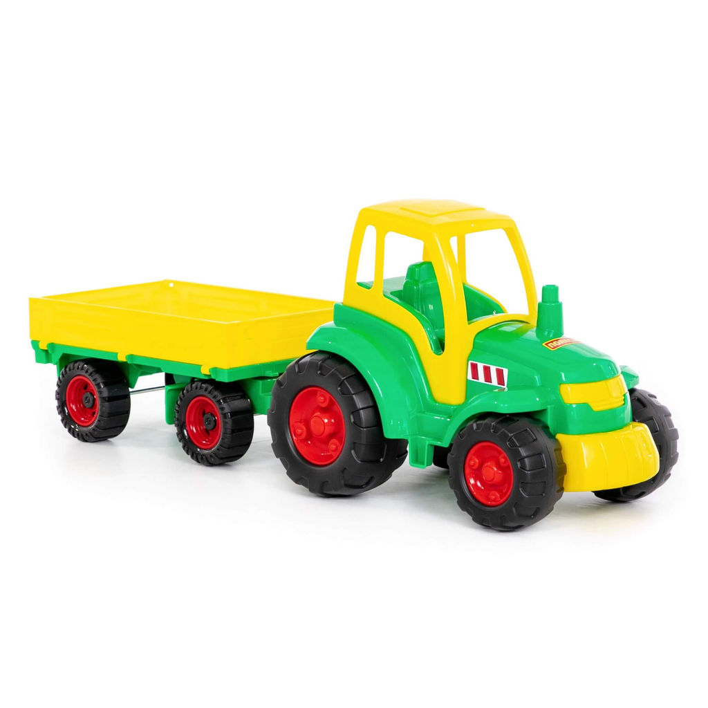 Чемпион, трактор с прицепом (в сеточке) - Полесье фото 4