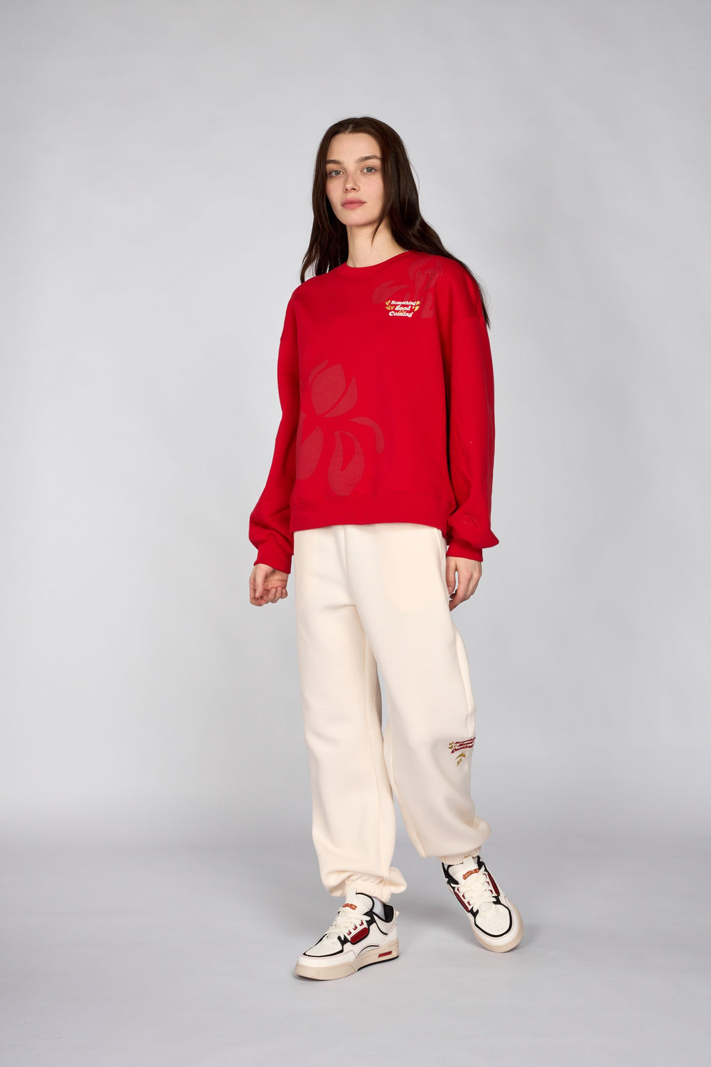 Брюки трикотажные Белый - Anta фото 2