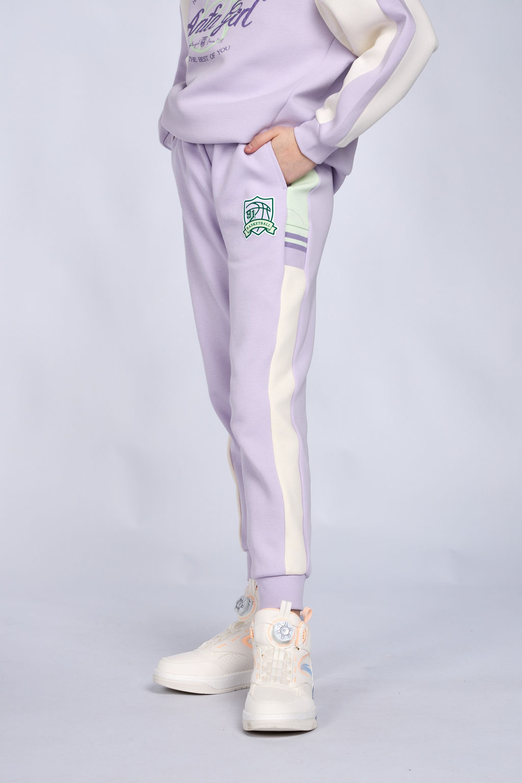 Брюки трикотажные Фиолетовый