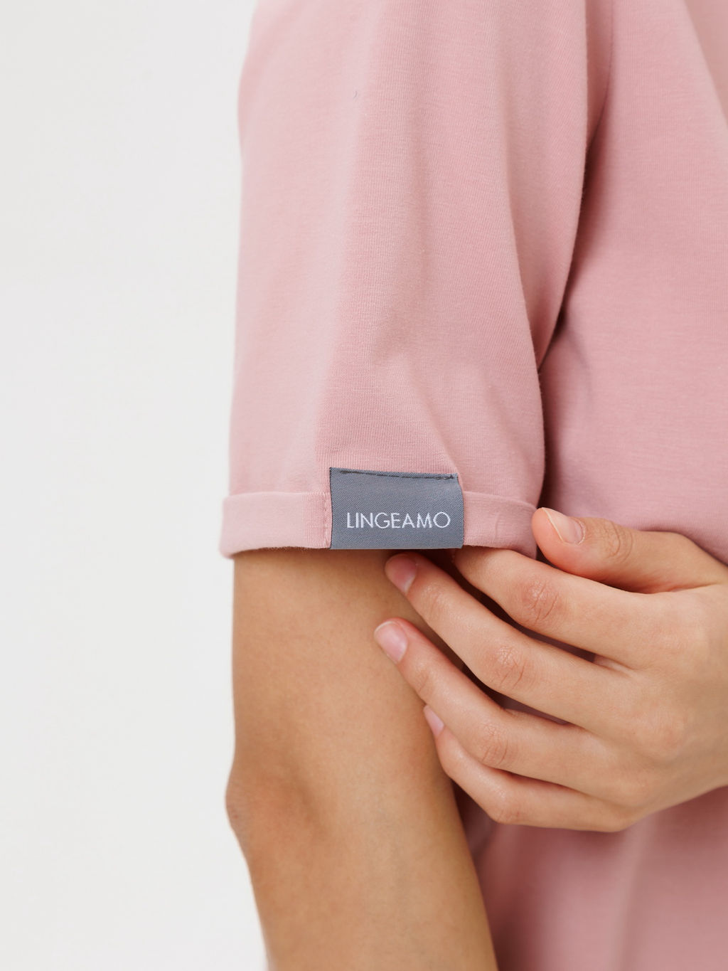 ***Трикотажное платье LINGEAMO пудрово-розовое ВП-05 (102)  фото 10