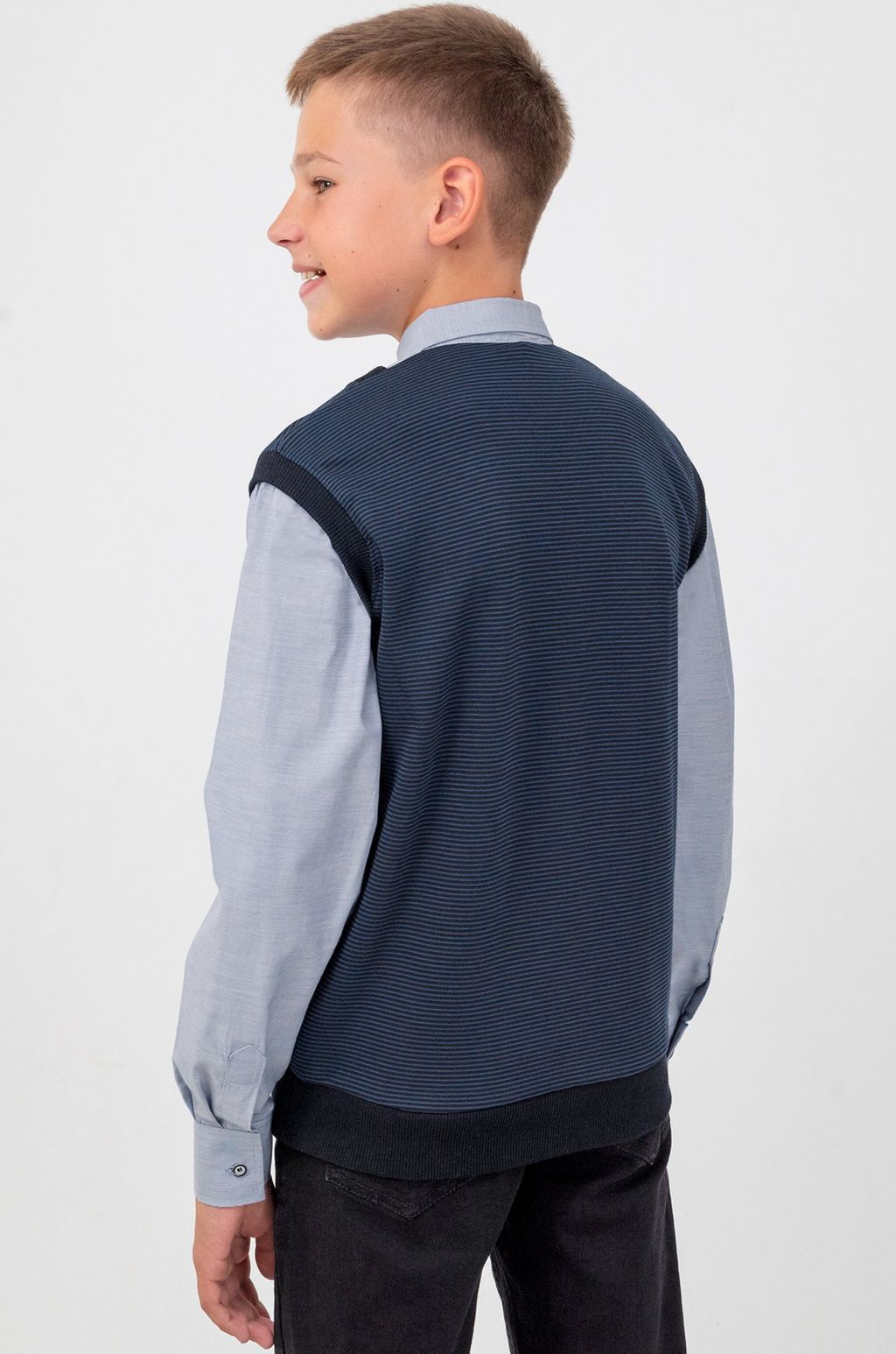 Джемпер-рубашка для мальчика Happyfox