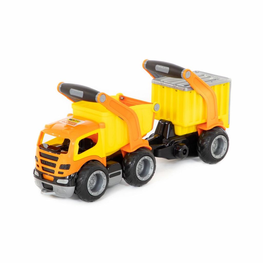 ГрипТрак, автомобиль-самосвал с полуприцепом (в сеточке) - Полесье фото 2