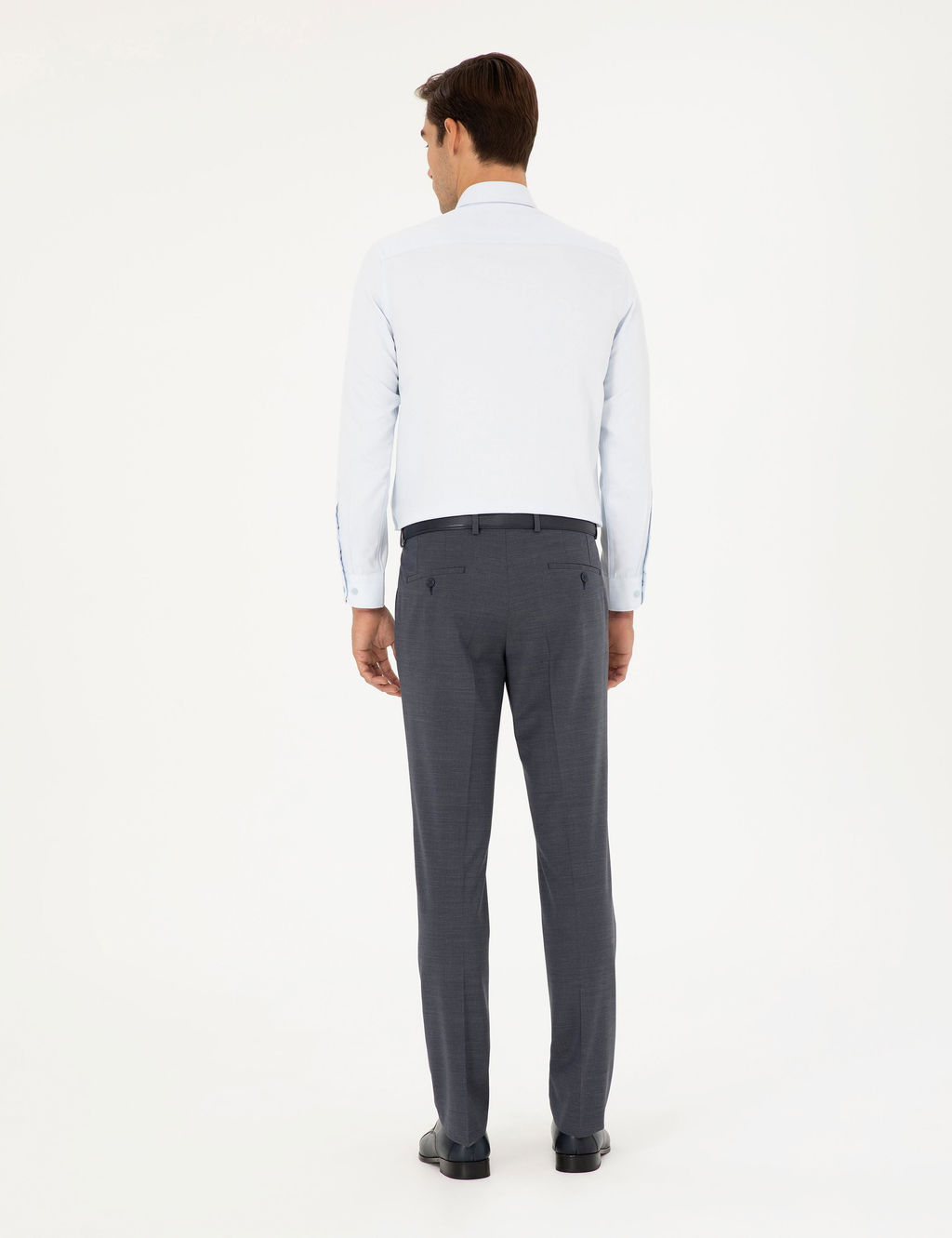 Koyu Mavi Slim Fit Y_nl_ Kuma_ Pantolon - Pierre cardin фото 4