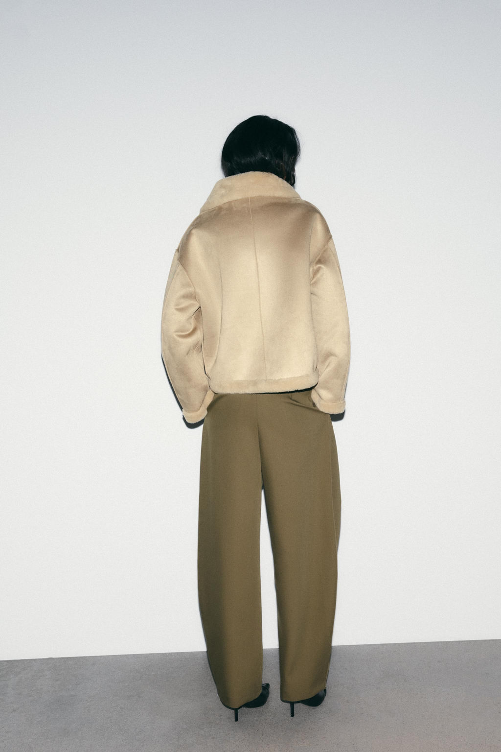 BALLOON TROUSERS WITH PLEATS - Zara фото 4