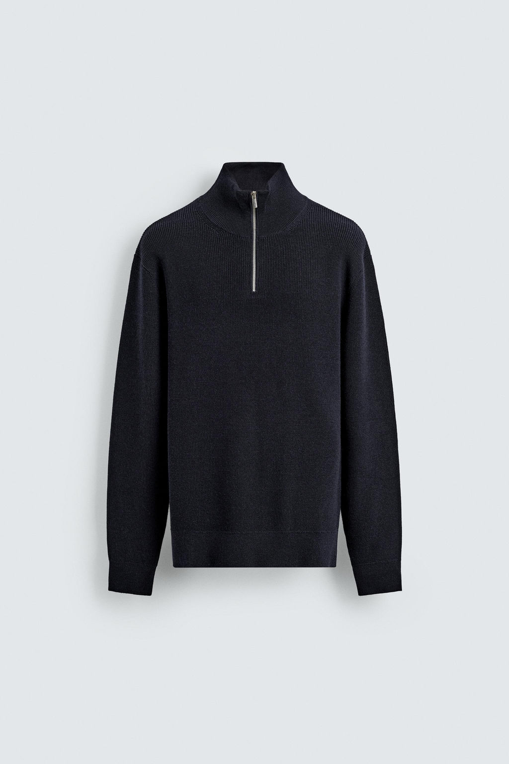 WOOL BLEND ZIP-UP JUMPER - Zara фото 7