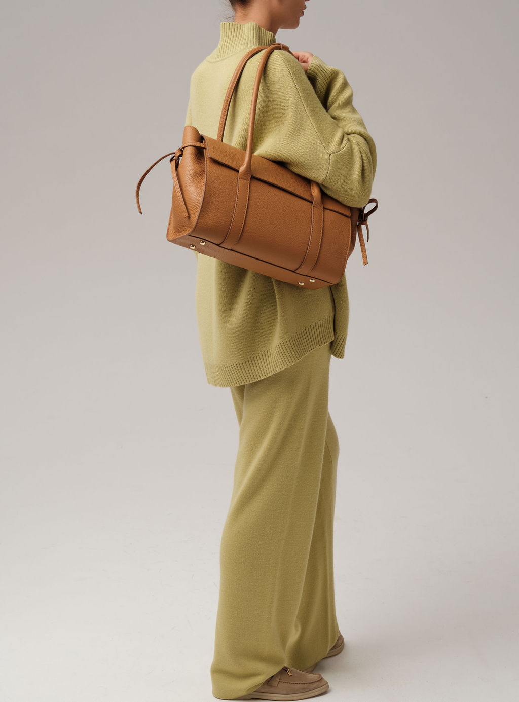 Сумка багет Deboro 31187 оранжевый миндаль