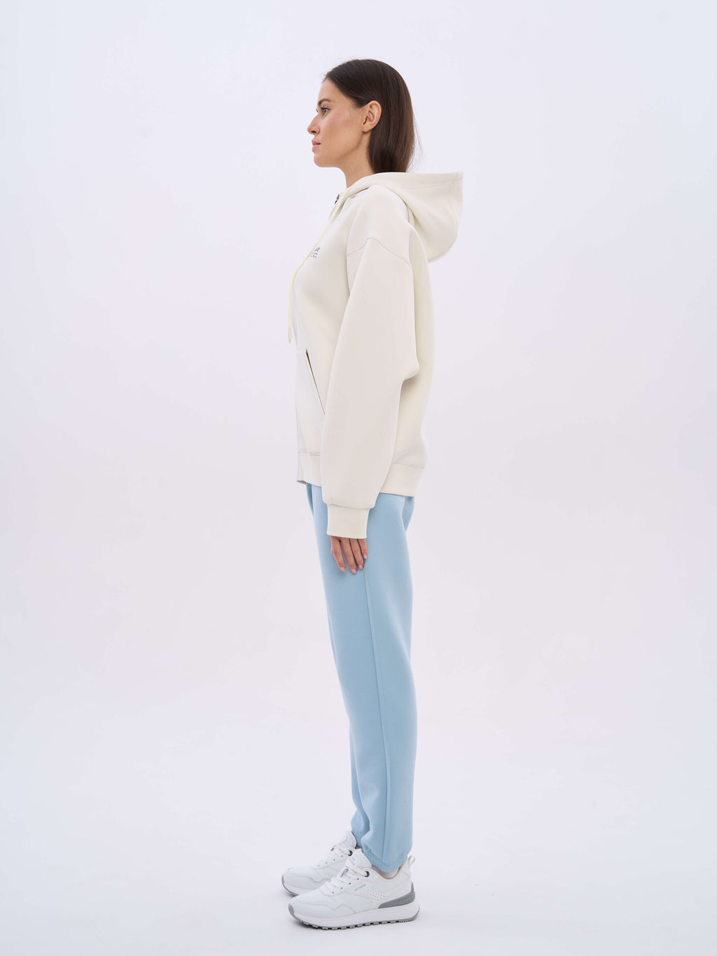 T3402-6 Толстовка женская с капюшоном на молнии