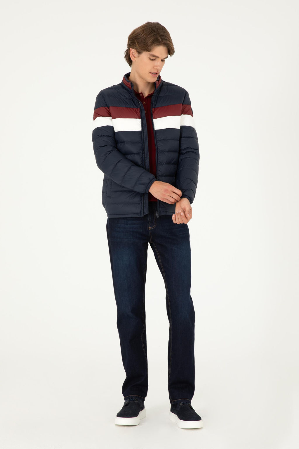 Мужское темно-синее пальто Неожиданная скидка в корзине - U.s. polo assn фото 4