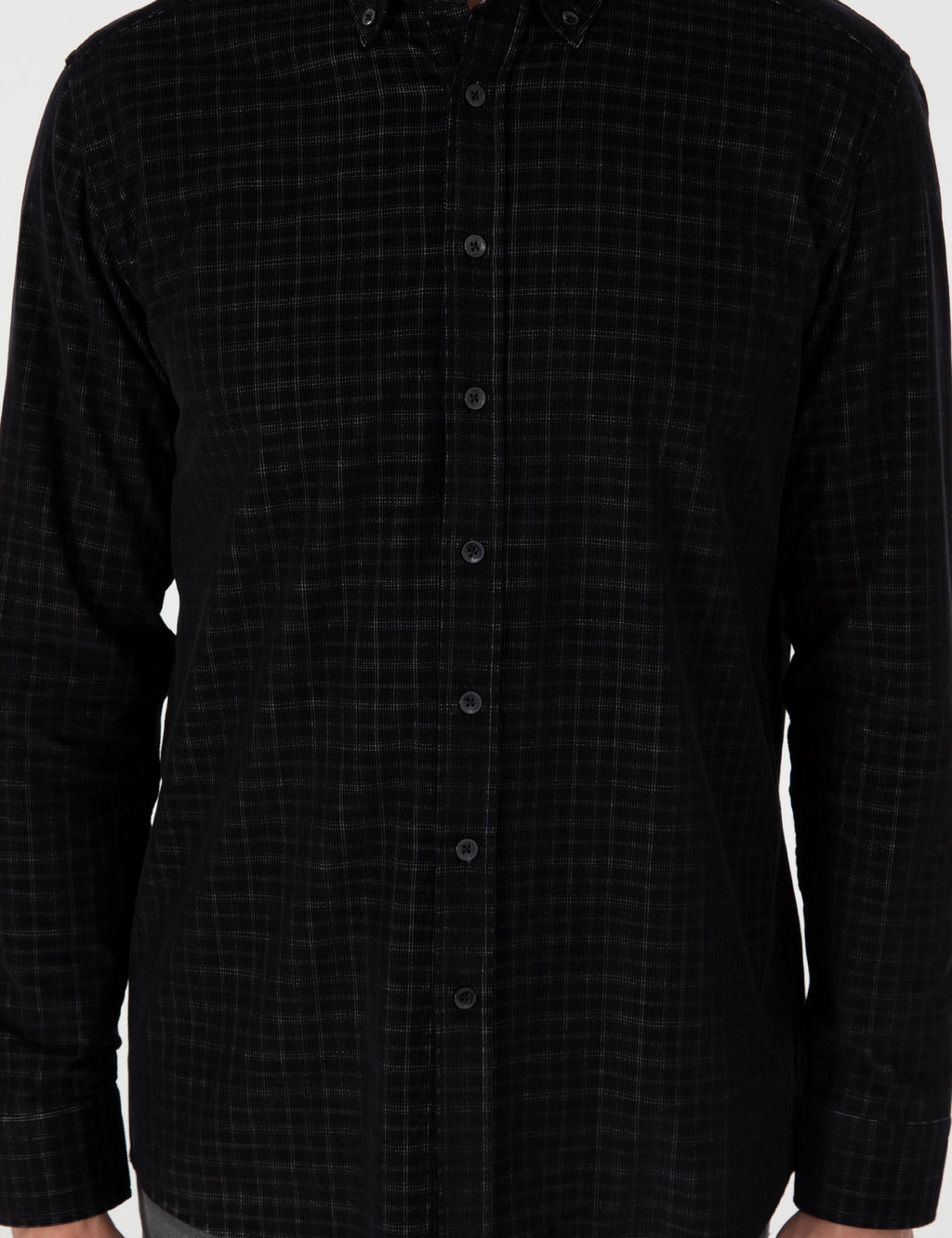 Siyah Regular Fit Uzun Kollu G_mlek