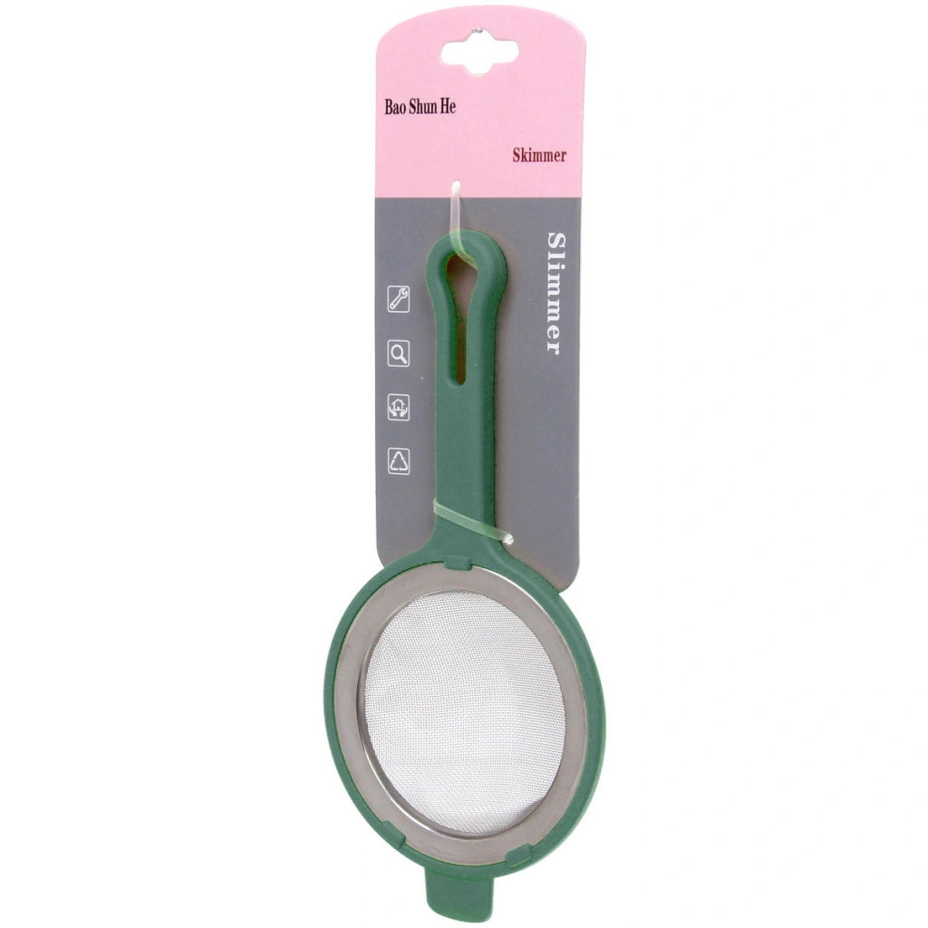 Цена за 5 шт. Сито металлическое в пластиковой оправе 8*16см