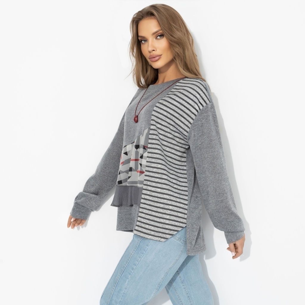 Свитшот комбинированный, Выбираю себя (стайл) - Charutti фото 13