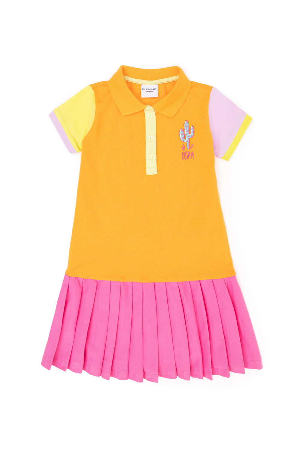 K_z _ocuk Turuncu _rme Elbise