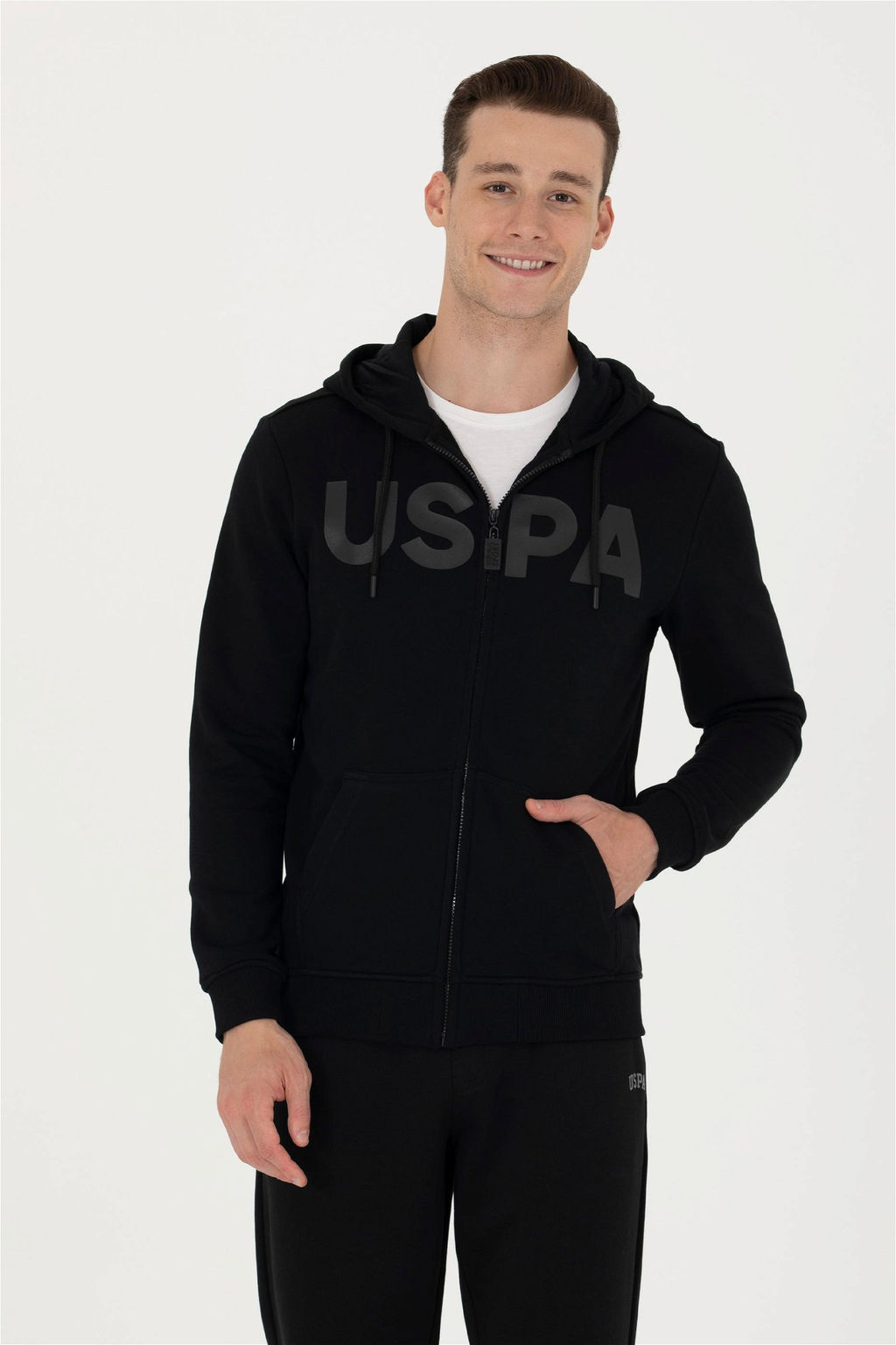 U. S. Polo Assn / Мужской черный свитшот