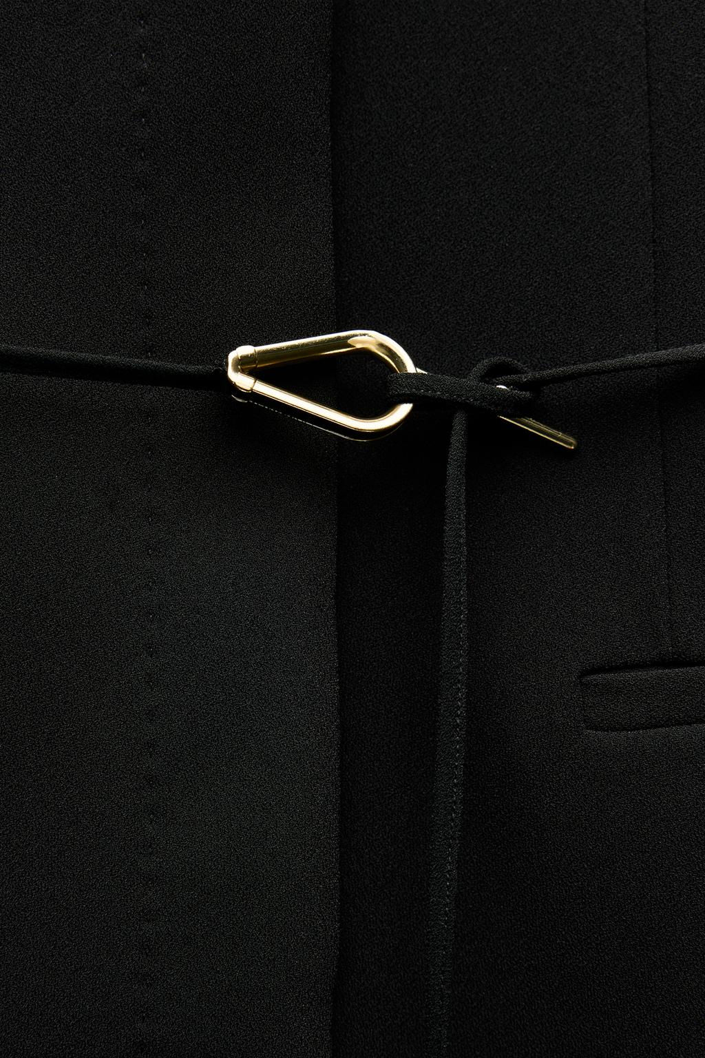 ZW COLLECTION WAISTCOAT WITH BELT AND VENTS - Zara фото 11