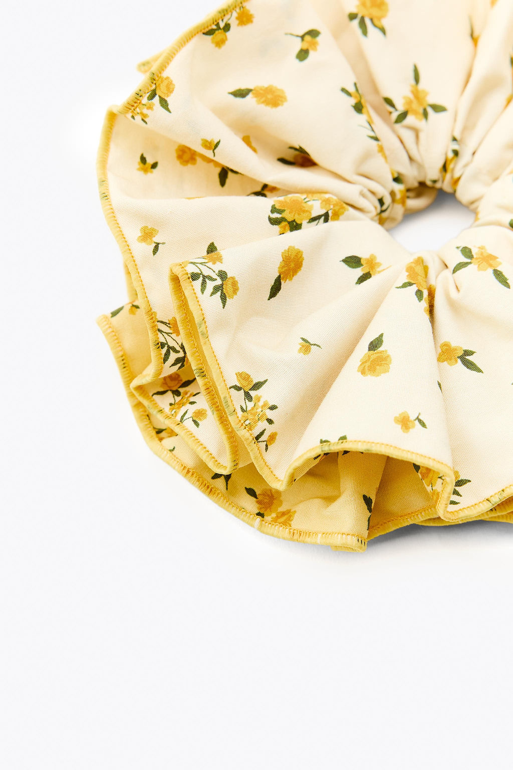 CONTRAST FLORAL MAXI SCRUNCHIE - Zara фото 11