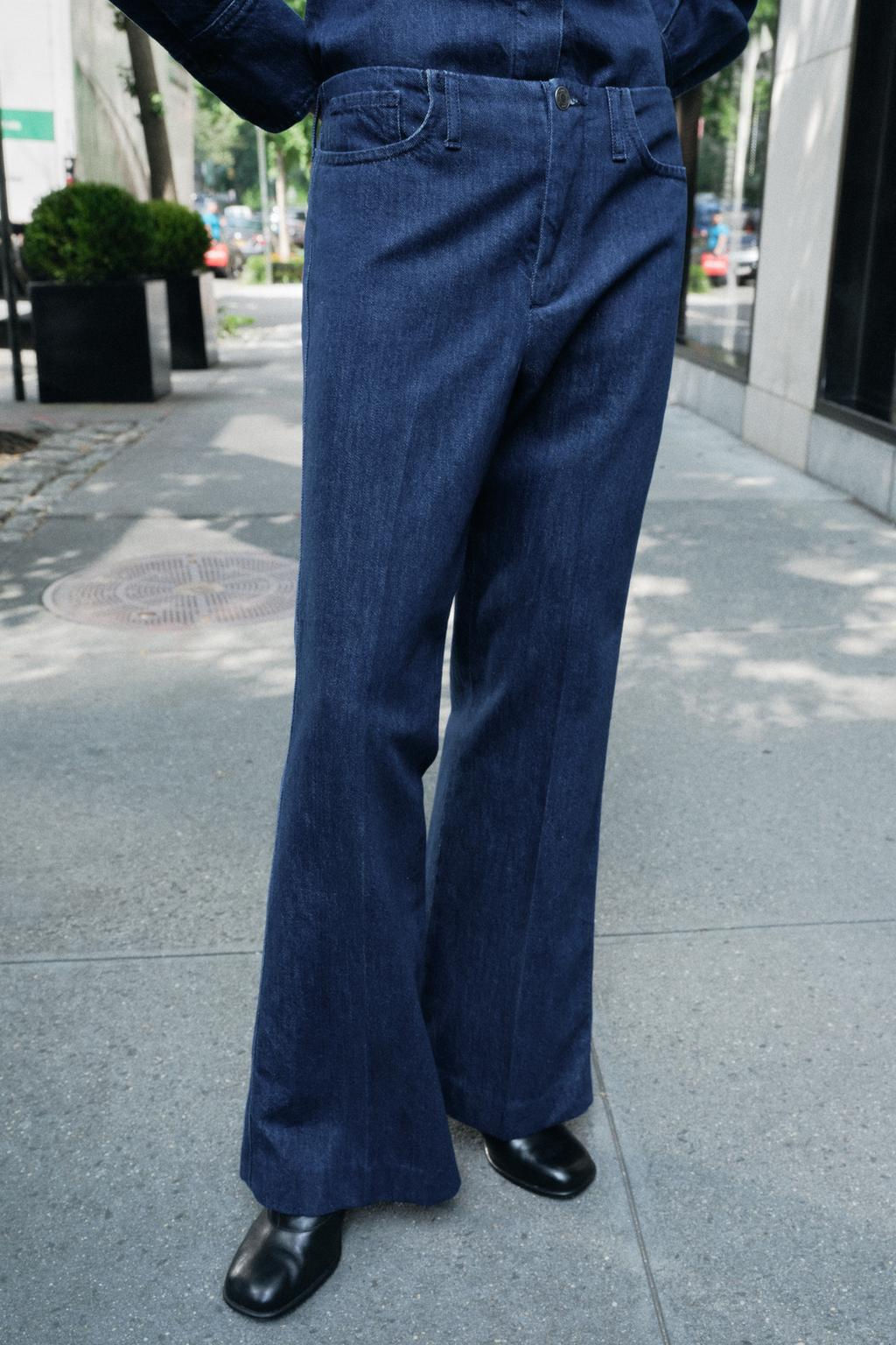 ZW COLLECTION BOOTCUT MID-WAIST JEANS - Zara фото 2