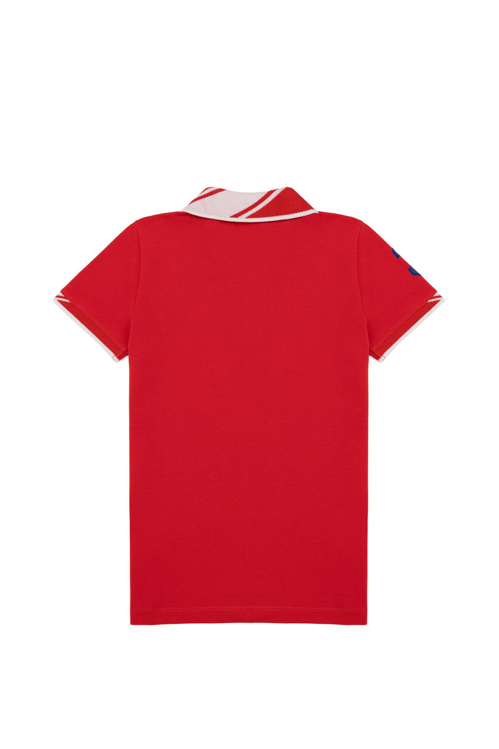 Красная футболка с воротником поло для мальчиков Basic - U.s. polo assn фото 6