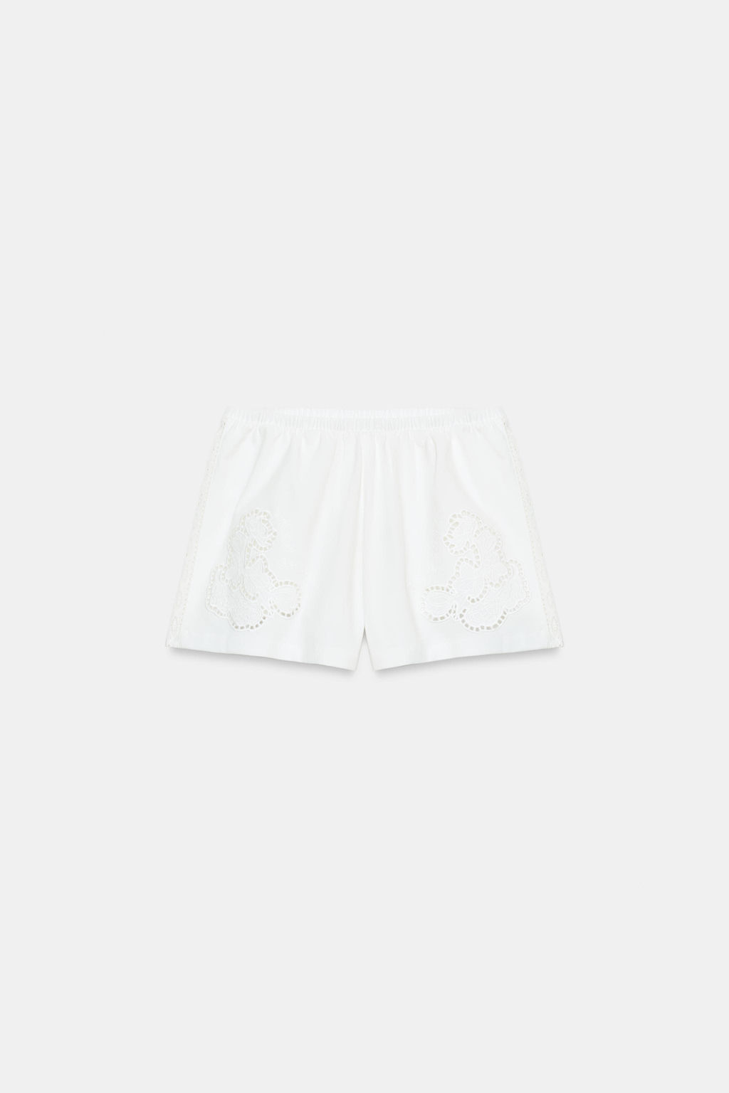 SHORTS BORDADOS / Blanco - Zara фото 5