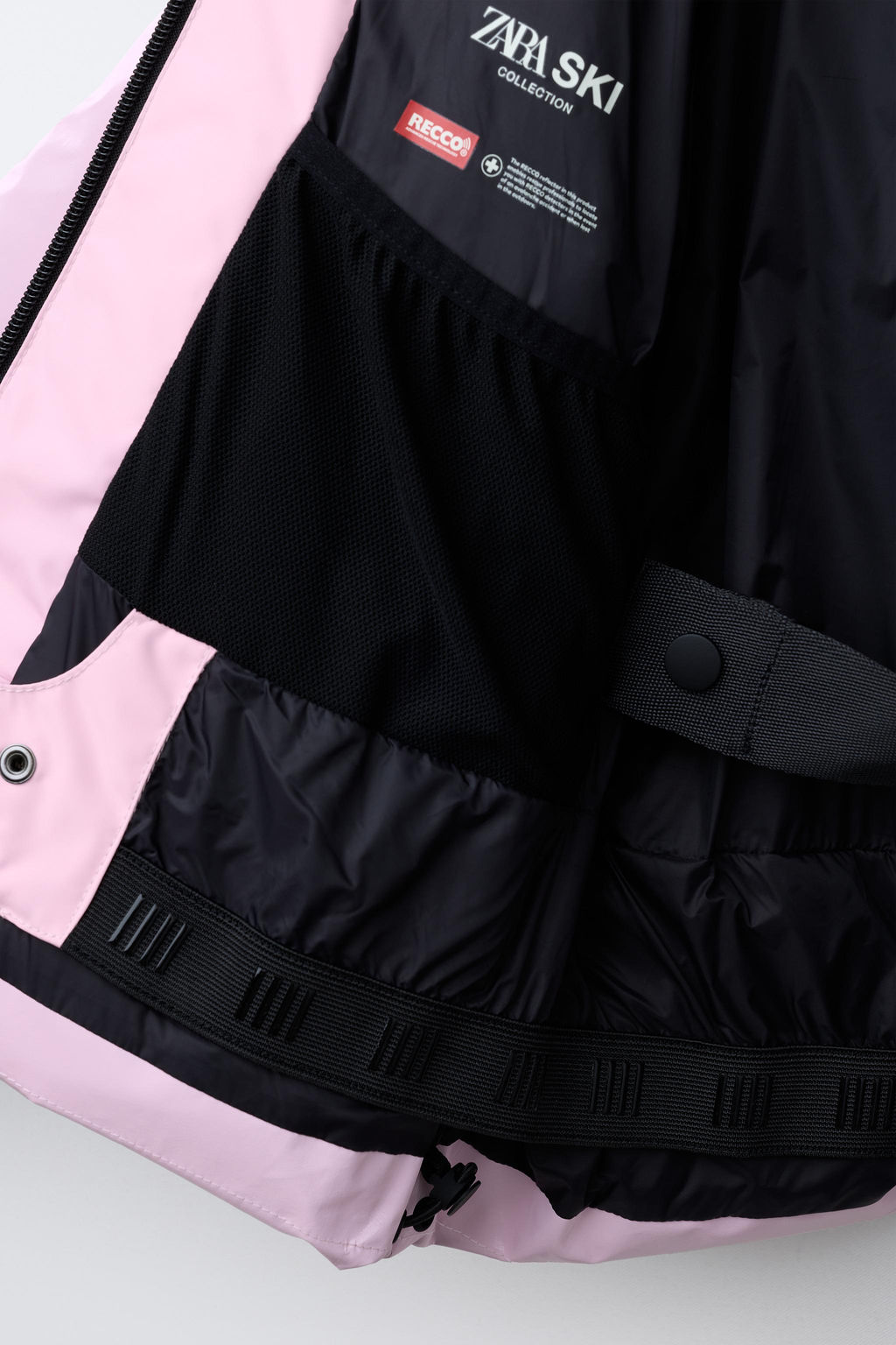 WAVE DOWN AND FEATHER WATER-RESISTANT AND WINDPROOF PUFFER JACKET RECCO® SYSTEM SKI COLLECTION - Zara фото 9