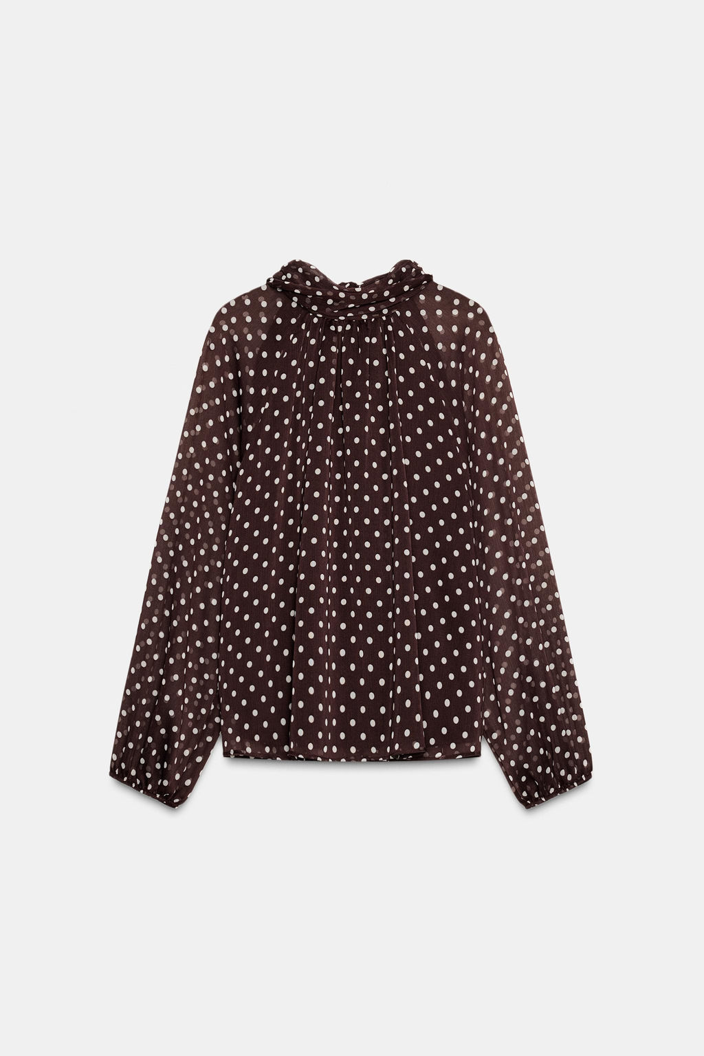 POLKA DOT BLOUSE WITH BOW