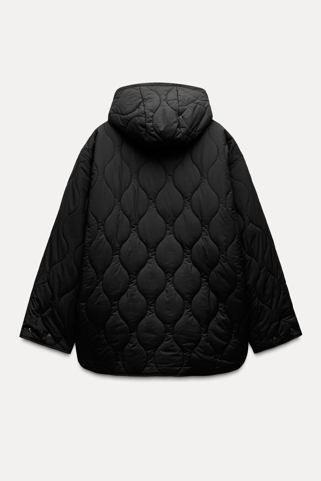 WATER-REPELLENT QUILTED JACKET - Zara фото 7